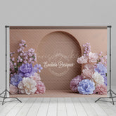 Lofaris Floral Nude Arch Door Sweet Boho Wedding Backdrop